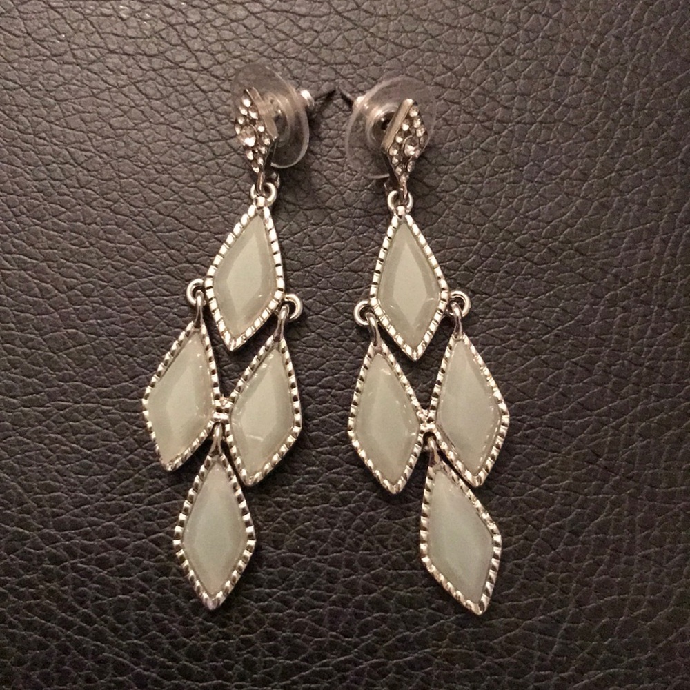 Dangling light blue earrings - Bundle 4 discount!